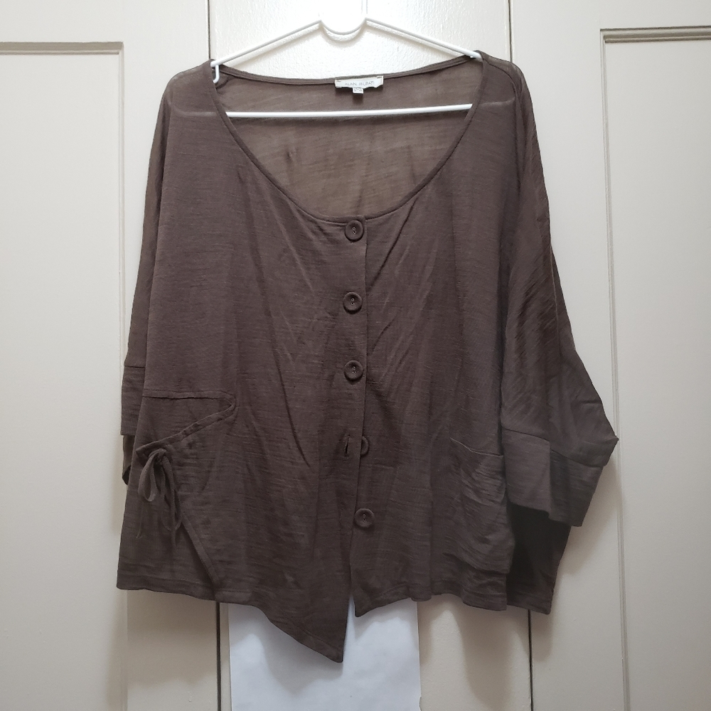 3/$25 Mesh Dolomon Sleeve Cardigan size XXL
